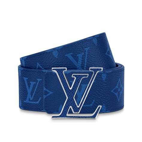 ceinture louis vuitton bleu|louis vuitton belt original.